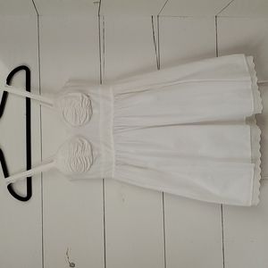 Candies White Cotton Dress